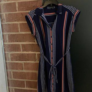 Express Portofino Shirt Dress - Size S